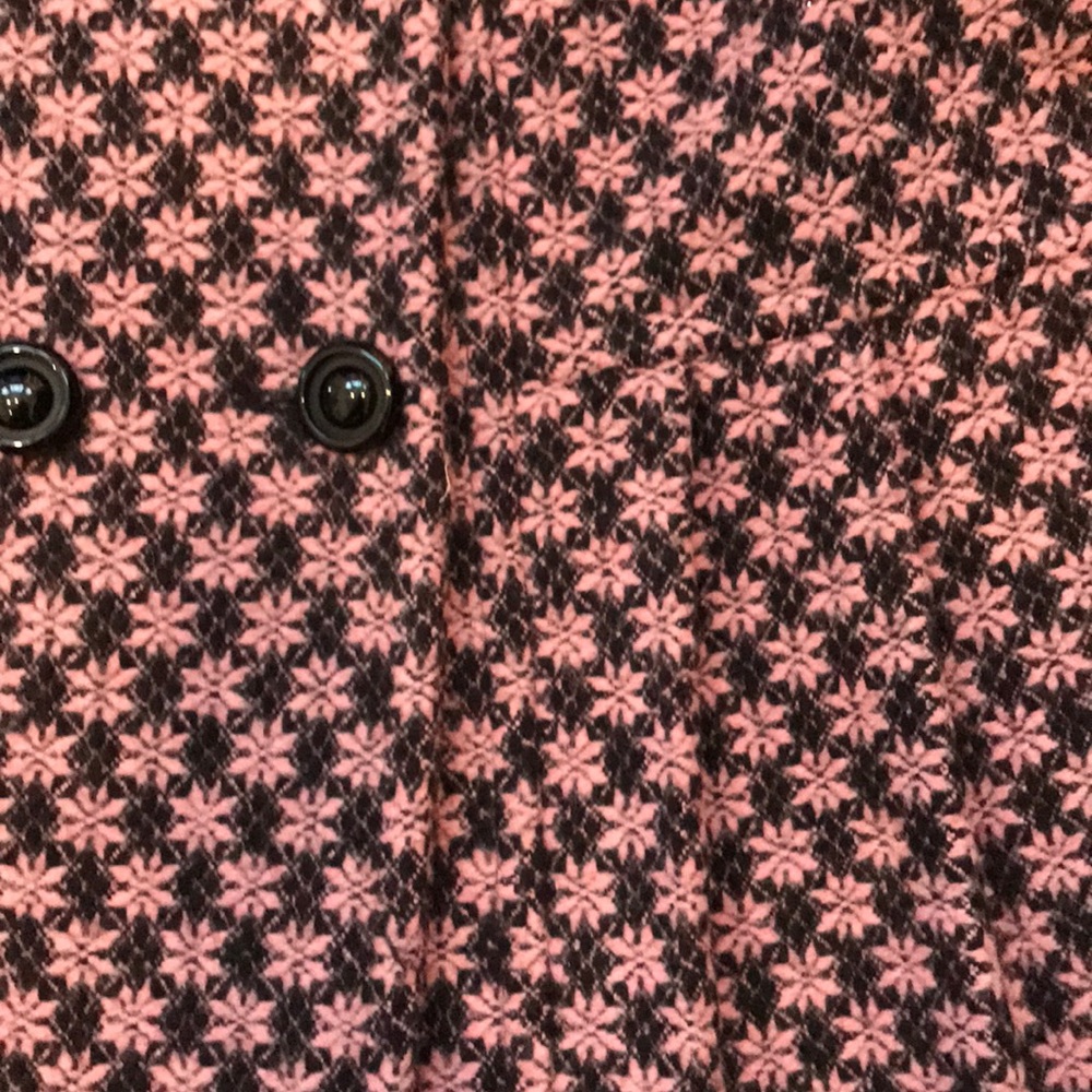 Maestro Lined Pea Coat- 3- Button Front- Size Med - image 2